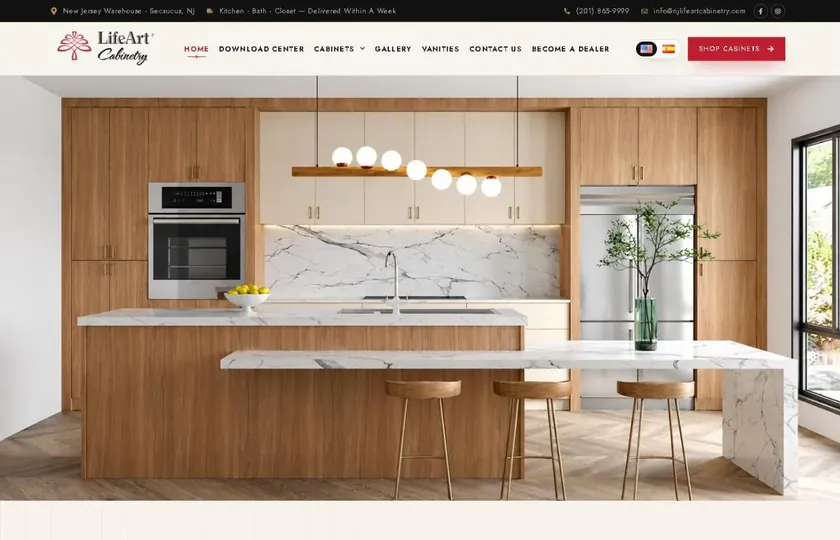 Homepage di njlifeartcabinetry.com